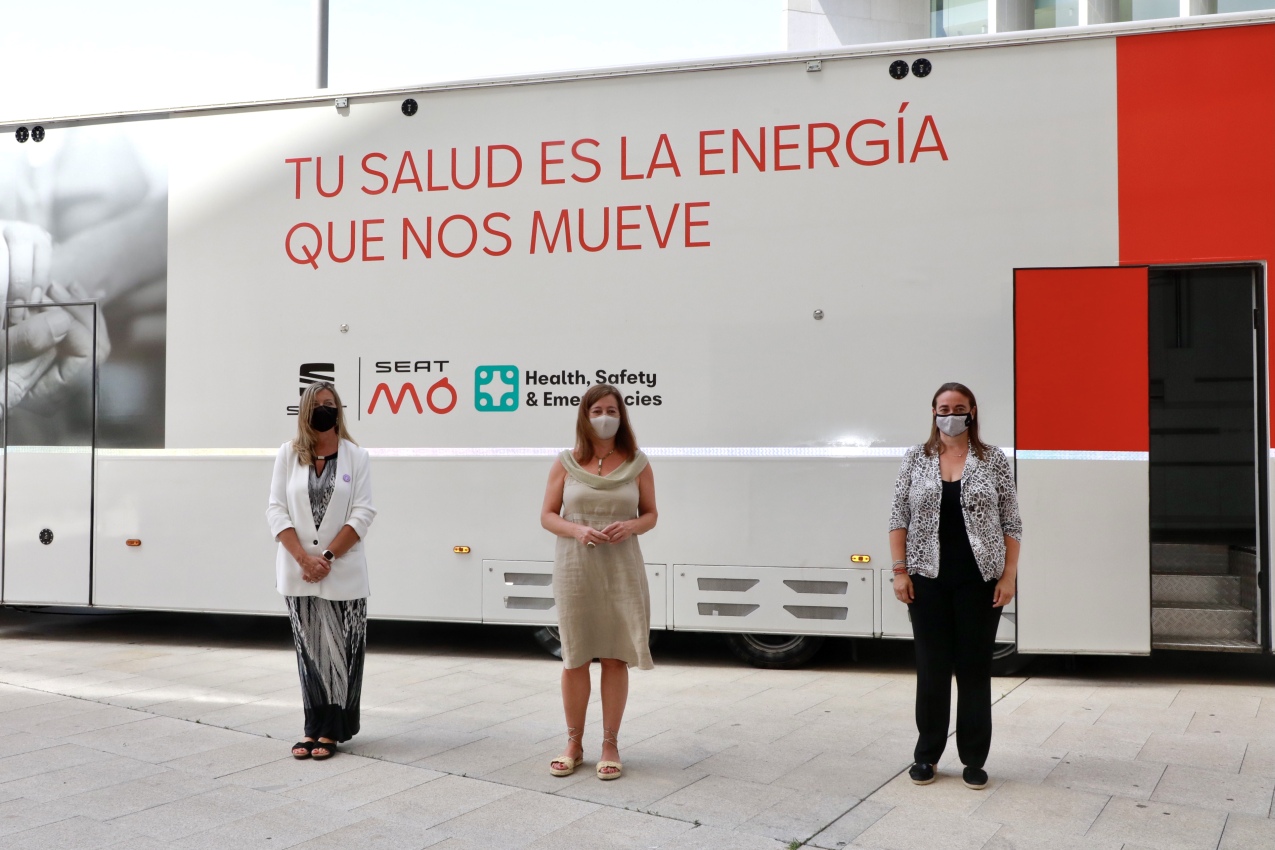 SEAT znovu potvrzuje své zaměření na zdraví a rozšiřuje očkovací program na ostrovy Ibiza, Mallorca a Menorca - fotografie